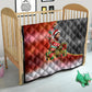 Bobby Seale Merry Christmas Quilt Civil Rights Activist Festive Winter Holiday Art