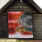 Bobby Seale Merry Christmas Quilt Civil Rights Activist Festive Winter Holiday Art