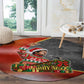 Bobby Seale Merry Christmas Round Carpet Civil Rights Activist Festive Winter Holiday Art