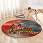 Bobby Seale Merry Christmas Round Carpet Civil Rights Activist Festive Winter Holiday Art
