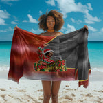 Bobby Seale Merry Christmas Sarong Civil Rights Activist Festive Winter Holiday Art