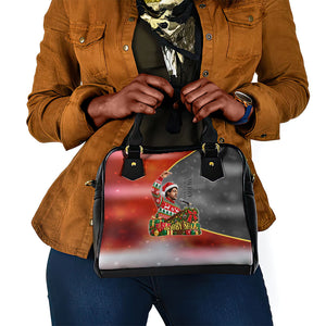Bobby Seale Merry Christmas Shoulder Handbag Civil Rights Activist Festive Winter Holiday Art