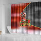 Bobby Seale Merry Christmas Shower Curtain Civil Rights Activist Festive Winter Holiday Art
