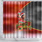 Bobby Seale Merry Christmas Shower Curtain Civil Rights Activist Festive Winter Holiday Art
