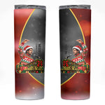 Bobby Seale Merry Christmas Skinny Tumbler Civil Rights Activist Festive Winter Holiday Art