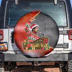 Bobby Seale Merry Christmas Spare Tire Cover Civil Rights Activist Festive Winter Holiday Art