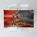 Bobby Seale Merry Christmas Tablecloth Civil Rights Activist Festive Winter Holiday Art