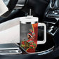 Bobby Seale Merry Christmas Tumbler With Handle Civil Rights Activist Festive Winter Holiday Art