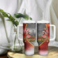 Bobby Seale Merry Christmas Tumbler With Handle Civil Rights Activist Festive Winter Holiday Art