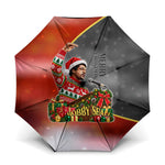Bobby Seale Merry Christmas Umbrella Civil Rights Activist Festive Winter Holiday Art