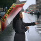 Bobby Seale Merry Christmas Umbrella Civil Rights Activist Festive Winter Holiday Art