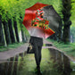 Bobby Seale Merry Christmas Umbrella Civil Rights Activist Festive Winter Holiday Art