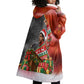 Bobby Seale Merry Christmas Wearable Blanket Hoodie Civil Rights Activist Festive Winter Holiday Art