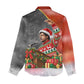 Bobby Seale Merry Christmas Women Casual Shirt Civil Rights Activist Festive Winter Holiday Art