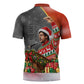 Bobby Seale Merry Christmas Zipper Polo Shirt Civil Rights Activist Festive Winter Holiday Art