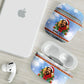 Bobby Seale Christmas AirPods Case Retro Ugly Christmas Pattern Festive Activist Portrait