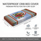 Bobby Seale Christmas Baby Bed Cover Retro Ugly Christmas Pattern Festive Activist Portrait