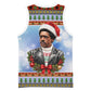 Bobby Seale Christmas Basketball Jersey Retro Ugly Christmas Pattern Festive Activist Portrait
