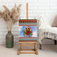 Bobby Seale Christmas Canvas Wall Art Retro Ugly Christmas Pattern Festive Activist Portrait