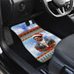 Bobby Seale Christmas Car Mats Retro Ugly Christmas Pattern Festive Activist Portrait