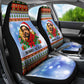 Bobby Seale Christmas Car Seat Cover Retro Ugly Christmas Pattern Festive Activist Portrait