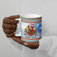 Bobby Seale Christmas Ceramic Mug Retro Ugly Christmas Pattern Festive Activist Portrait