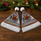 Bobby Seale Christmas Santa Hat Retro Ugly Christmas Pattern Festive Activist Portrait