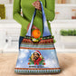 Bobby Seale Christmas Grocery Bag Retro Ugly Christmas Pattern Festive Activist Portrait