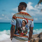 Bobby Seale Christmas Hawaiian Shirt Retro Ugly Christmas Pattern Festive Activist Portrait