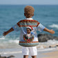 Bobby Seale Christmas Kid Hawaiian Shirt Retro Ugly Christmas Pattern Festive Activist Portrait