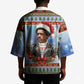 Bobby Seale Christmas Kimono Retro Ugly Christmas Pattern Festive Activist Portrait