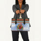 Bobby Seale Christmas Leather Bag Retro Ugly Christmas Pattern Festive Activist Portrait