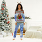 Bobby Seale Christmas Pajama Set Retro Ugly Christmas Pattern Festive Activist Portrait