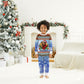 Bobby Seale Christmas Pajama Set Retro Ugly Christmas Pattern Festive Activist Portrait
