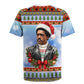 Bobby Seale Christmas Rugby Jersey Retro Ugly Christmas Pattern Festive Activist Portrait