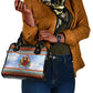 Bobby Seale Christmas Shoulder Handbag Retro Ugly Christmas Pattern Festive Activist Portrait