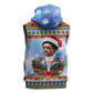 Bobby Seale Christmas Sleeveless Zip Hoodie Retro Ugly Christmas Pattern Festive Activist Portrait