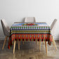 Bobby Seale Christmas Tablecloth Retro Ugly Christmas Pattern Festive Activist Portrait