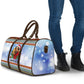 Bobby Seale Christmas Travel Bag Retro Ugly Christmas Pattern Festive Activist Portrait