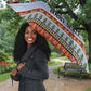 Bobby Seale Christmas Umbrella Retro Ugly Christmas Pattern Festive Activist Portrait