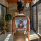 Bobby Seale Christmas Women Sleeveless Polo Shirt Retro Ugly Christmas Pattern Festive Activist Portrait