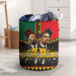 Martin Luther King Jr And Malcolm X Laundry Basket Civil Rights Leaders - Black History Equality Freedom March