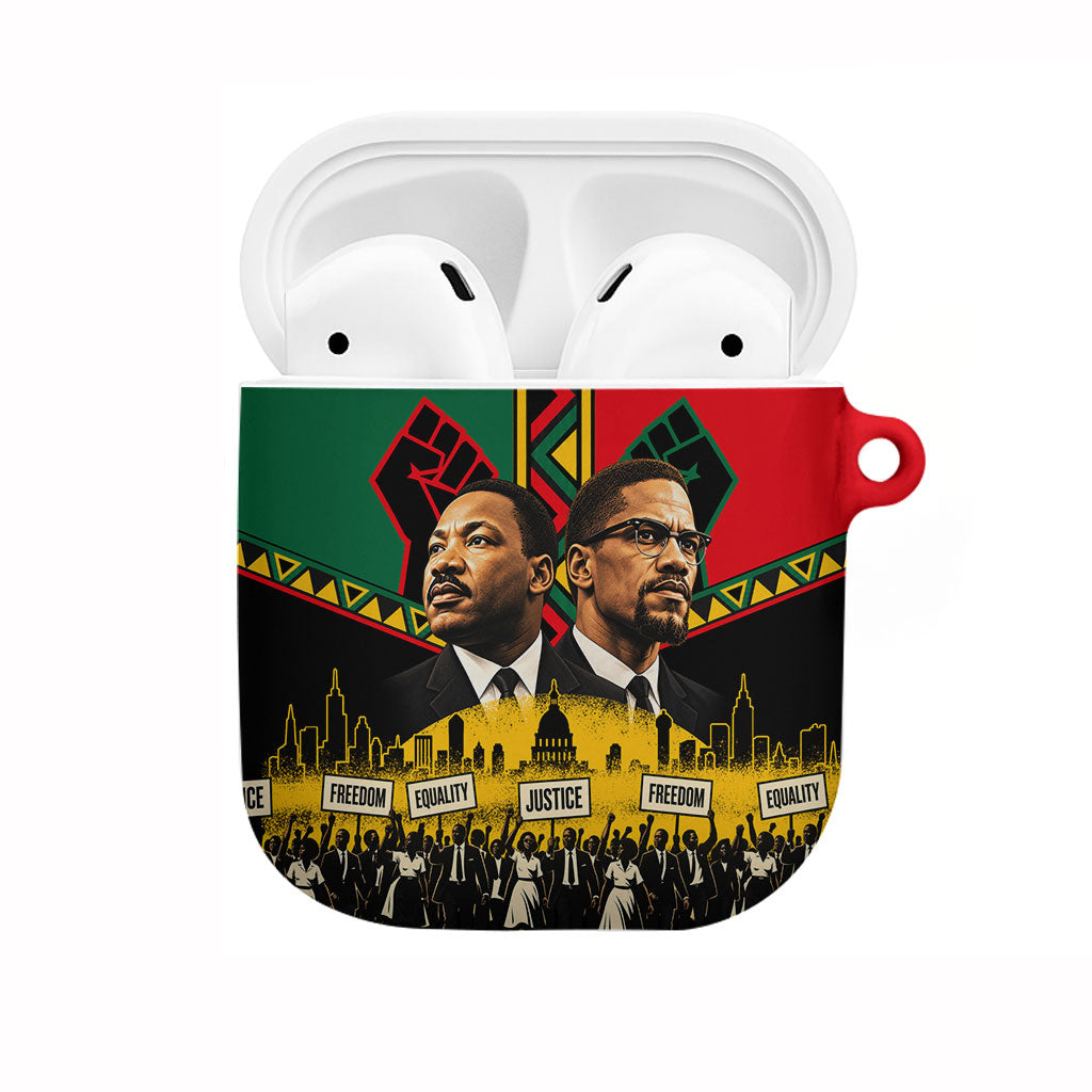 Martin Luther King Jr And Malcolm X AirPods Case Civil Rights Leaders ...