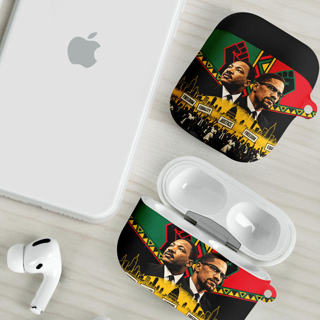 Martin Luther King Jr And Malcolm X AirPods Case Civil Rights Leaders ...
