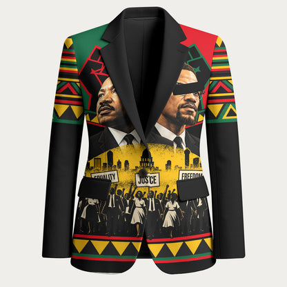Martin Luther King Jr And Malcolm X Blazer Civil Rights Leaders - Black History Equality Freedom March