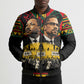 Martin Luther King Jr And Malcolm X Bomber Puffer Jacket Civil Rights Leaders - Black History Equality Freedom March