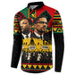 Martin Luther King Jr And Malcolm X Button Sweatshirt Civil Rights Leaders - Black History Equality Freedom March