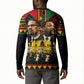 Martin Luther King Jr And Malcolm X Button Sweatshirt Civil Rights Leaders - Black History Equality Freedom March