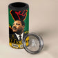 Martin Luther King Jr And Malcolm X 4 in 1 Can Cooler Tumbler Civil Rights Leaders - Black History Equality Freedom March