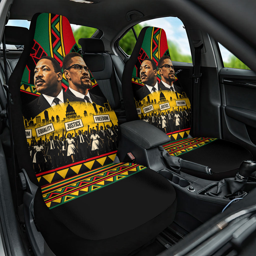 Martin Luther King Jr And Malcolm X Car Seat Cover Civil Rights Leaders ...